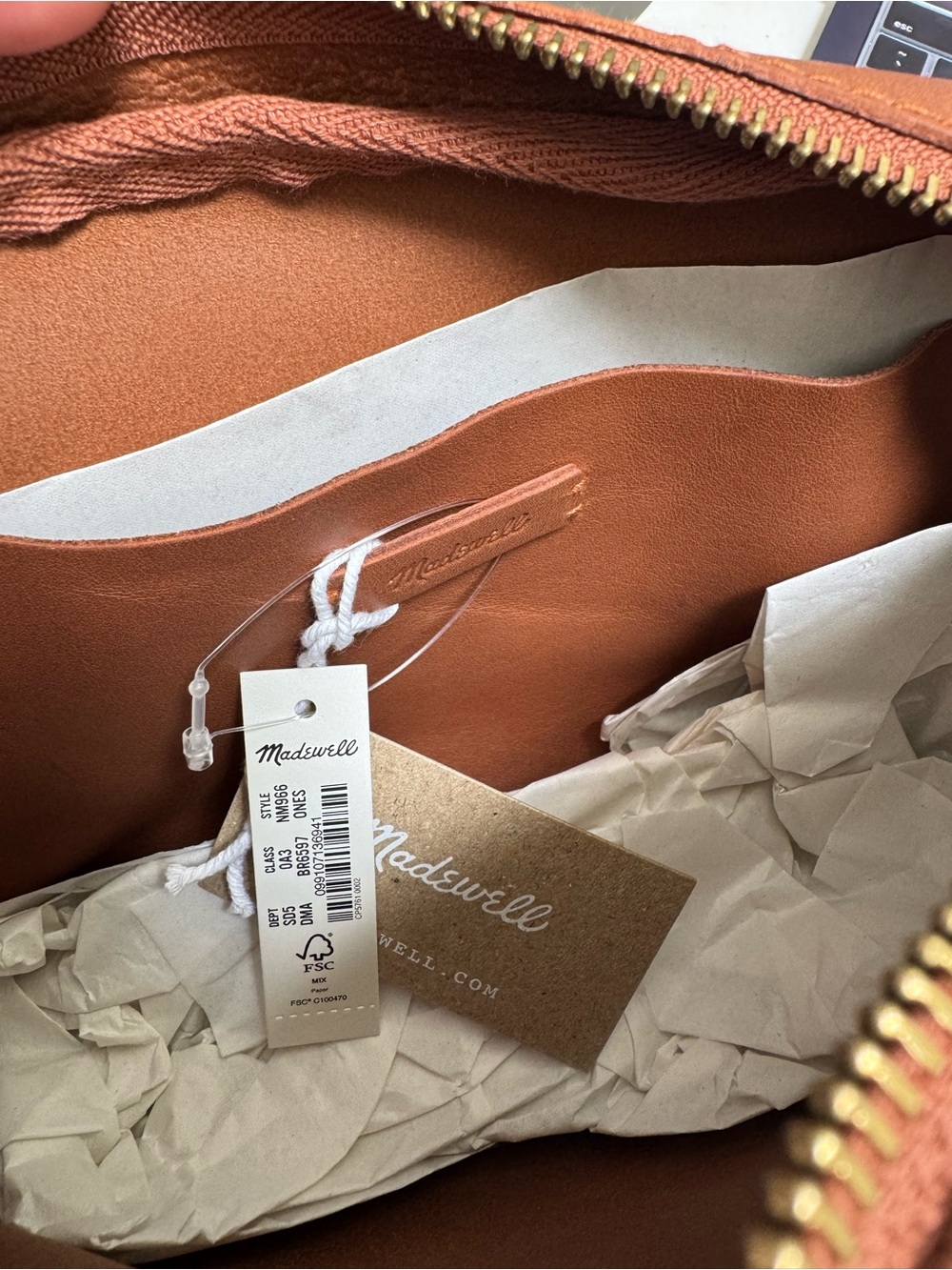 Madewell Transport Brown Leather Crossbody - Picture 11 of 14